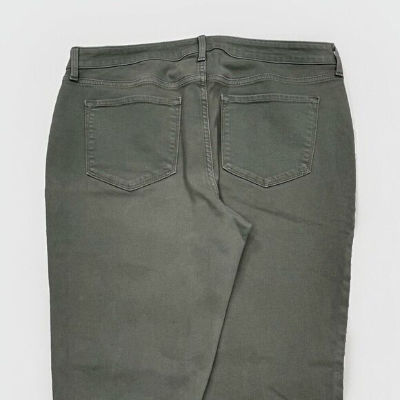 Old Navy Rockstar Jeans Womens 14 Skinny Distressed Green Measures 34 x 27.5 - Picture 6 of 9